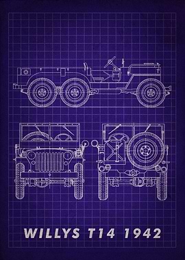 Willys Jeep T14 1942