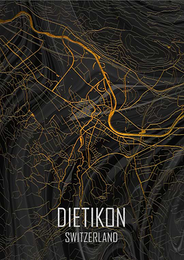 Dietikon Switzerland Map