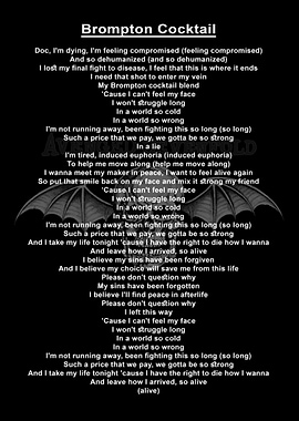 Lyric Avenged sevenfold