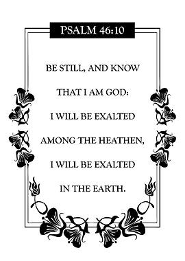 Psalm 46 10