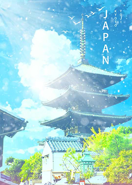 Toji Temple Kyoto Japan