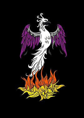 Asexual Pride Phoenix