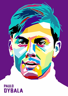 paulo dybala wpap pop art