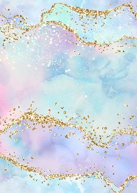 Rainbow Glitter Agate 04