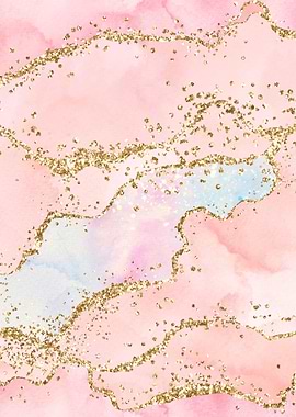 Rainbow Glitter Agate 03