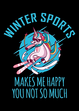Winter Sports Makes Me Hap
