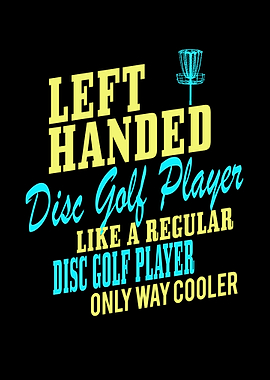 Disc Golf Funny Retro Left