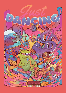 Just dancing colorful