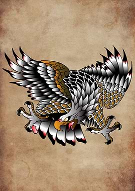 eagle tattoo flash
