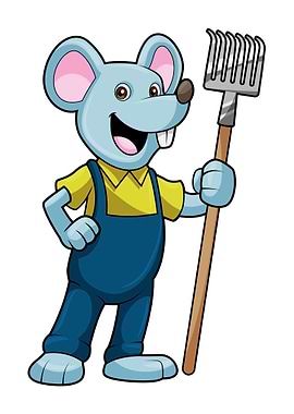 Mouse Farmer Rake