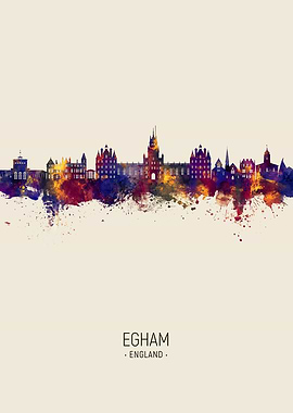 Egham Skyline England