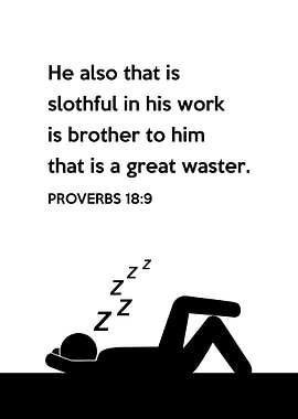 Proverbs 18 9