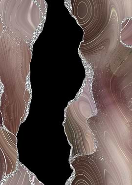 Taupe Silver Glitter Ag 01