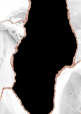 White Rose Gold Agate 03