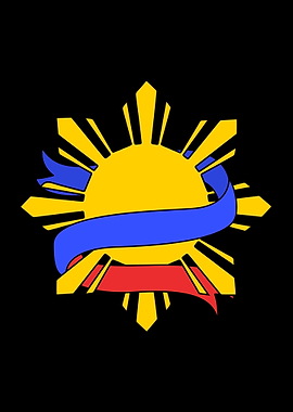 Philippines Flag Sun