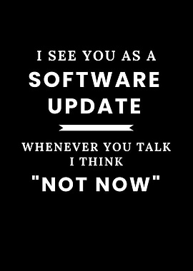 Software Update Not Now