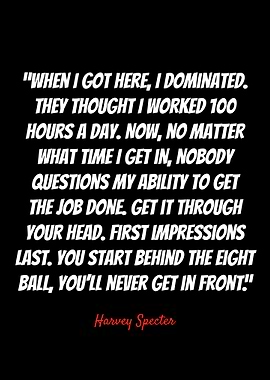 Harvey Specter Quotes