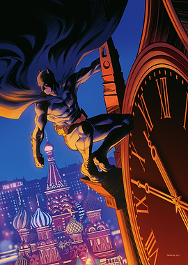 Batman The World Illustration Russia