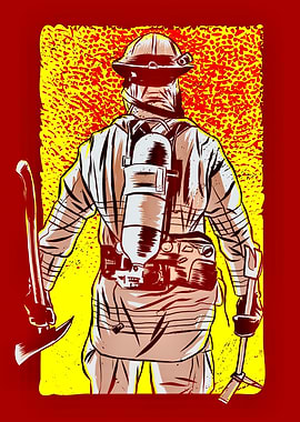 firefighter superhero