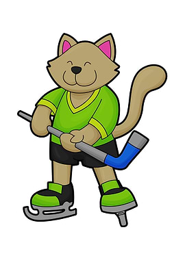 Cat Ice hockey Sports