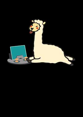 Alpaca with a game