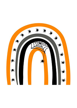 Halloween Rainbow Spider