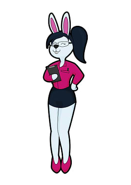 Rabbit Secretary Glasses