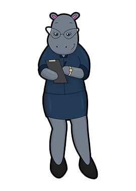 Hippo Secretary Notepad