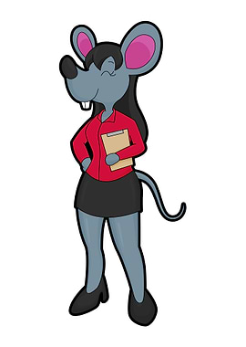 Mouse Secretary Notepad