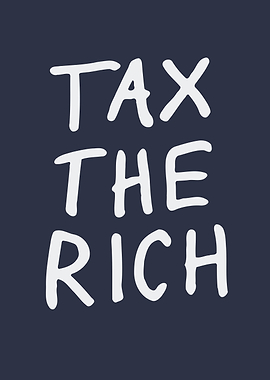 TAX THE RICH Minimal