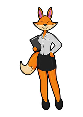 Fox Secretary Notepad