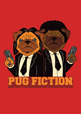 Pug fiction Parody