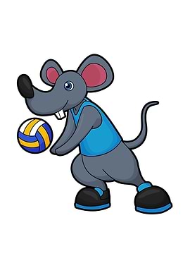 Mouse Volleyball Sports
