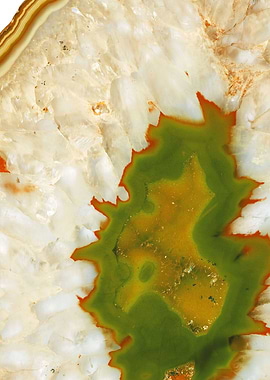 Retro Orange Green Agate 1