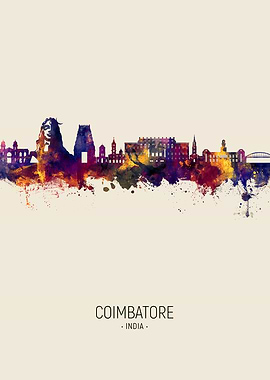 Coimbatore Skyline India