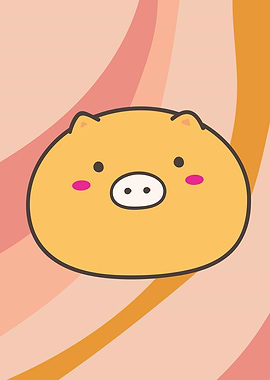 Cute Pig Illustration