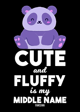 Children panda in purple