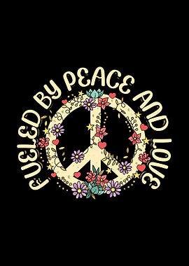 Hippie Peace Love 60s Gift