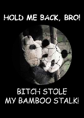 Hold Me Back Panda keeper