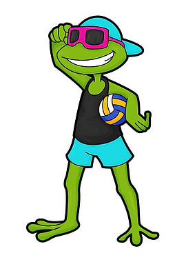 Frog Volleyball Sports