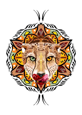 Cheetah mandala