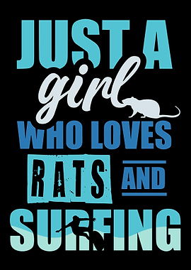 Rat Girl Surfer Surfing