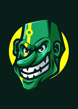 Cubes Head Illustration