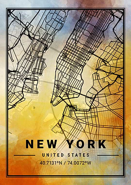 New York City Map USA