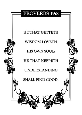 Proverbs 19 8