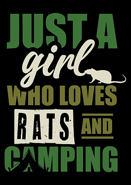 Rat Girl Camper Camping