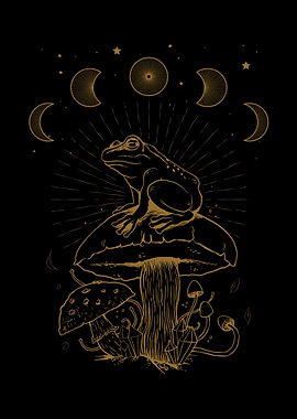 Cottagecore Frog Occult