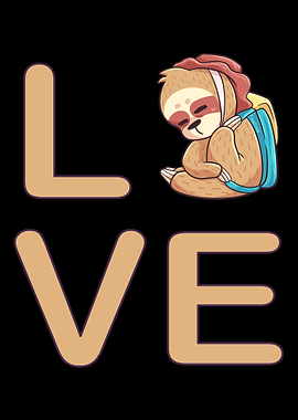 I love sloths and hiking c