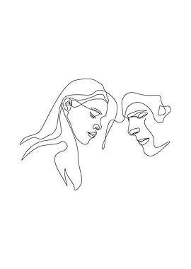 Head Couple SIngle Line