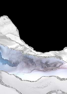 White Silver Agate Tex 01